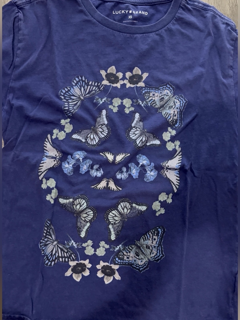 Lucky Brand Butterfly Graphic Tee